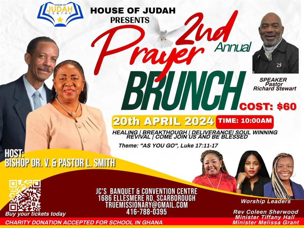 Prayer Brunch on April 20, 2024